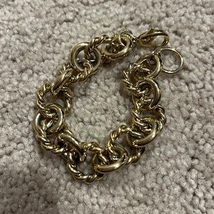 Gold link bracelet